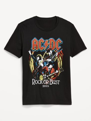 Old Navy ACDC™ T-Shirt - Black Spark in Kuwait