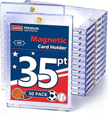 25ct Magnetic Card Holder - 35pt Thickened Hard Baseball Card Holder in Saudi Arabia