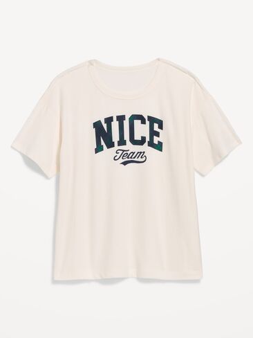 Old Navy Short-Sleeve Graphic Pajama T-Shirt - Nice Team in Kuwait