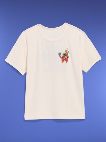 Old Navy Old Navy x Disney Muppets Oversized Graphic T-Shirt for Women - Disney Muppets (Match the Fam!) in Kuwait