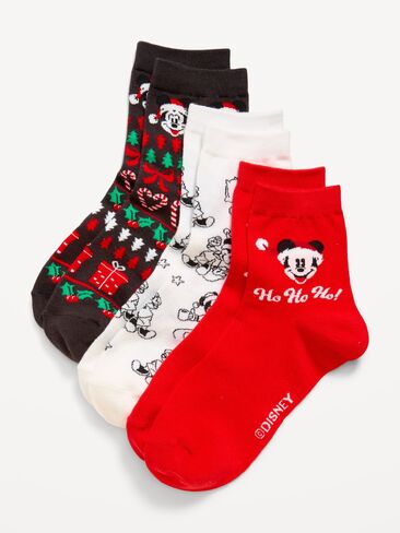 Old Navy Disney© 3-Pack Crew Socks for Women - Disney Mickey Holiday in Kuwait
