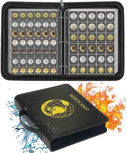 576 Pockets Coin Collection Album Book Holder for Collectors in Saudi Arabia
