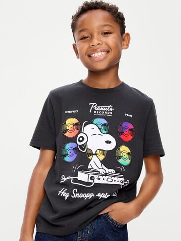 Old Navy Peanuts™ Snoopy Gender-Neutral Graphic T-Shirt for Kids - Panther in Kuwait