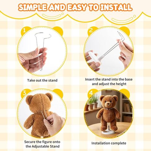 Teddy Bear Stand for Display-6 Pack in Saudi Arabia