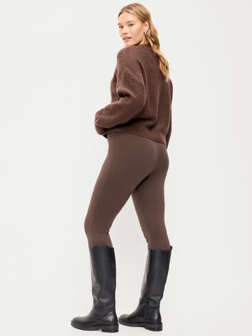 Old Navy High-Waisted Stirrup Leggings for Women - Earthen in Kuwait