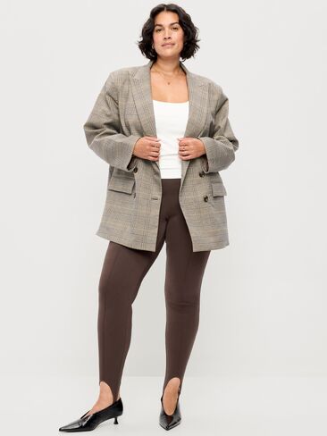 Old Navy High-Waisted Stirrup Leggings for Women - Earthen in Kuwait