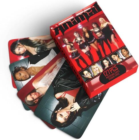 KATSEYE Animal Lomo Cards Set,127PCS Kpop Photocards & Stickers,Animal Wild Album Merch for Fans Collection Gift in Saudi Arabia