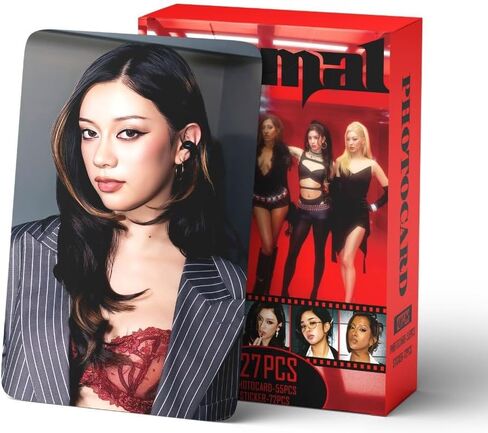 KATSEYE Animal Lomo Cards Set,127PCS Kpop Photocards & Stickers,Animal Wild Album Merch for Fans Collection Gift in Saudi Arabia