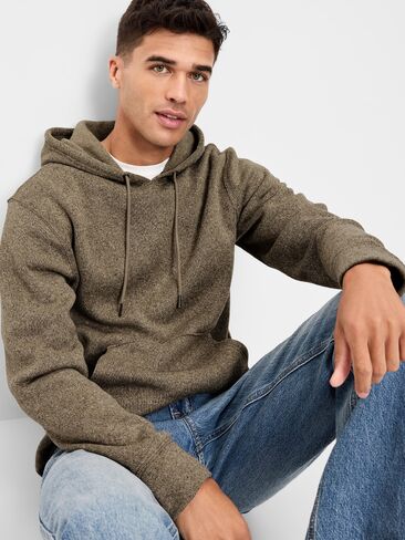 Old Navy Sweater Fleece Pullover Hoodie - Camel Brown in Kuwait