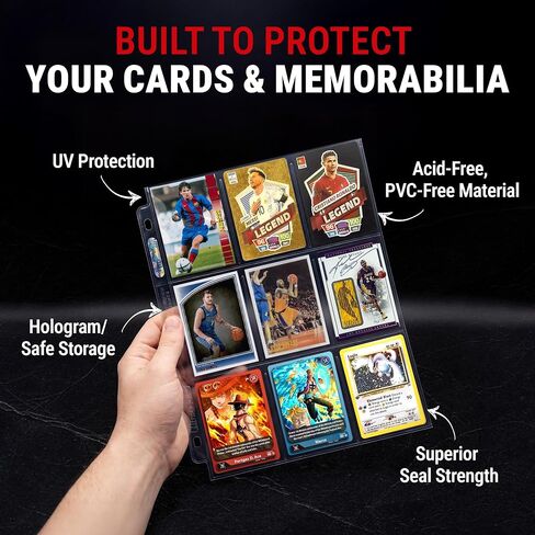 Ultra Pro Platinum 9-Pocket Binder Pages, 100 Pages in Saudi Arabia