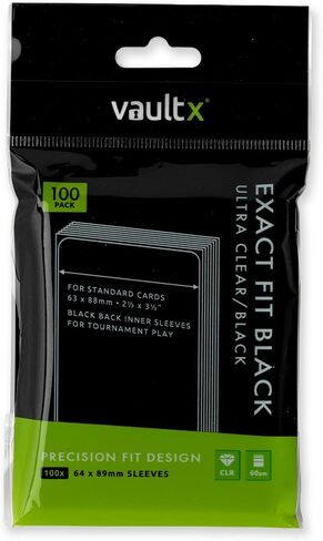 Vault X Exact Fit Inner Sleeves (500 Pack) Clear for Trading Cards in Kuwait