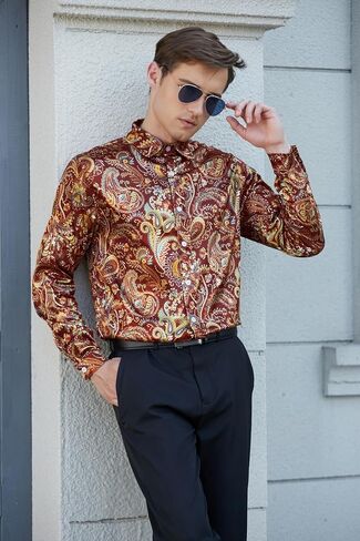 QZH.DUAO Men's & Boys Hawaiian Shirt Short Sleeve Cuban Collar Tropical Holiday Summer Beach Shirts in Kuwait