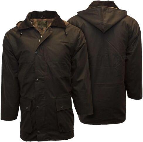 Walker and Hawkes - Men's Wax Unpadded Benson Jacket in Kuwait