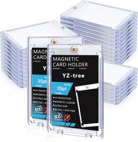 100ct Magnetic Card Holders: 35pt One Touch Card Holder - Ultra Slim in Saudi Arabia