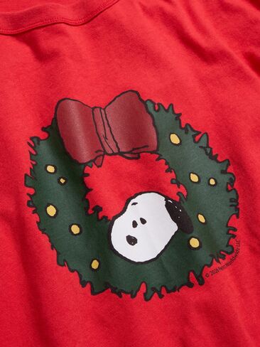 Old Navy Peanuts™ Snoopy Oversized Tunic T-Shirt - Scotty Red in Saudi Arabia