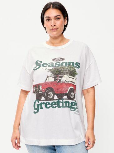 Old Navy Ford Bronco™ Oversized Tunic T-Shirt - Calla Lilies in Saudi Arabia
