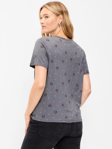 Old Navy EveryWear Crew-Neck T-Shirt - Wreaths in Saudi Arabia