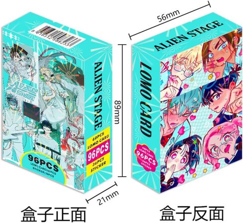 Anime Alien Stage Cards Photocards Set, 96PCS in Saudi Arabia