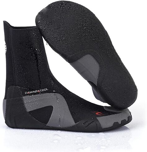 Rip Curl Mens Dawn Patrol 3mm Round Toe Wetsuit Boots Boot - Black in Saudi Arabia