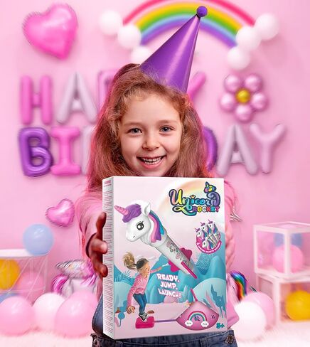 beefunni Unicorn Rocket Launcher for Kids,4 Unicorns Outdoor Toys for Girls in Saudi Arabia