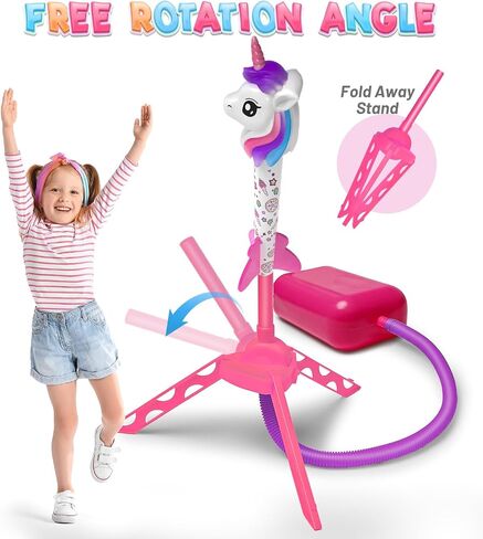 beefunni Unicorn Rocket Launcher for Kids,4 Unicorns Outdoor Toys for Girls in Saudi Arabia