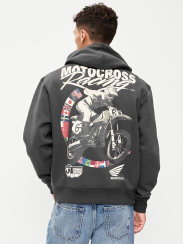 Old Navy Essential Popover Graphic Hoodie - Panther in Kuwait