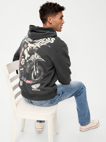 Old Navy Essential Popover Graphic Hoodie - Panther in Kuwait