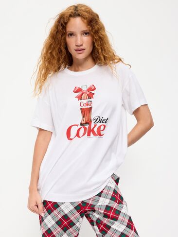 Old Navy Diet Coke® Oversized Tunic T-Shirt - Calla Lilies in Saudi Arabia