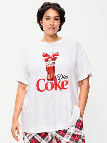 Old Navy Diet Coke® Oversized Tunic T-Shirt - Calla Lilies in Saudi Arabia