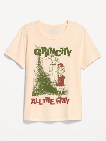 Old Navy Dr. Seuss™ Grinch T-Shirt - Creme De La Creme in Saudi Arabia