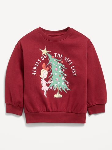 Old Navy Dr. Seuss™ Grinch Graphic Sweatshirt for Toddler Girls - Have a Heart in Kuwait