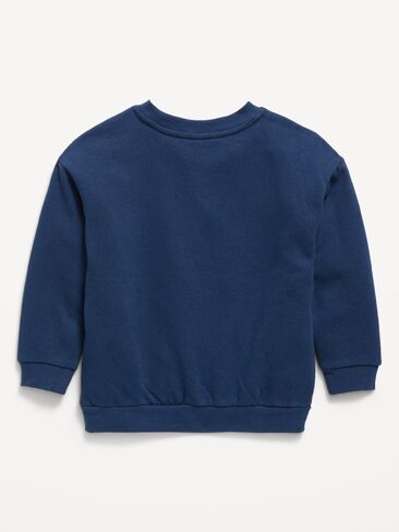 Old Navy Oversized Long-Sleeve Graphic Sweatshirt for Toddler Boys - Obscure Night in Kuwait