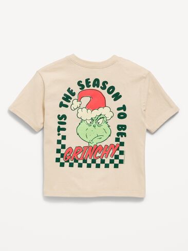 Old Navy Dr. Seuss™ Grinch Oversized Unisex Graphic T-Shirt for Toddler - Wish Bone in Kuwait