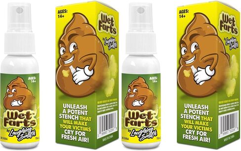 Laughing Smith - Wet Farts - Potent Stink Spray - Extra Strong Stink - Hilarious Gag Gifts & Pranks for Adults or Kids - Prank Stink Stuff - Non Toxic - Smells Like Really 'Bad' Gas in Saudi Arabia