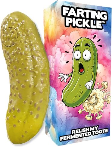 DR DINGUS Farting Pickle | 100 Farts | Novelty Funny Gag Gift Prank Toy in Saudi Arabia