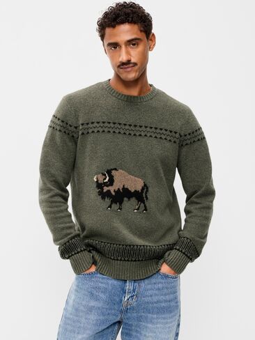 Old Navy SoSoft Crew-Neck Sweater - Buffalo in Kuwait