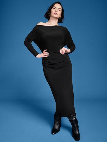 Old Navy Old Navy x Altuzarra Off-The-Shoulder Maxi Dress - Black Jack in Saudi Arabia