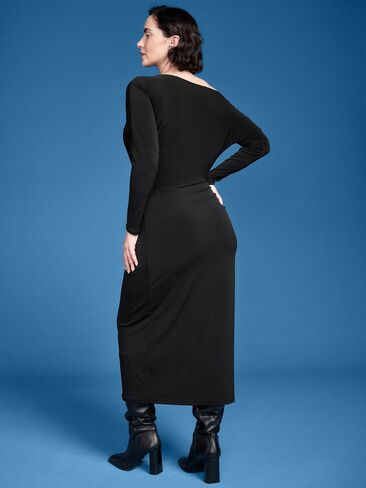 Old Navy Old Navy x Altuzarra Off-The-Shoulder Maxi Dress - Black Jack in Saudi Arabia