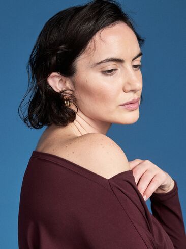 Old Navy Old Navy x Altuzarra Off-The-Shoulder Maxi Dress - Raisin Arizona in Saudi Arabia