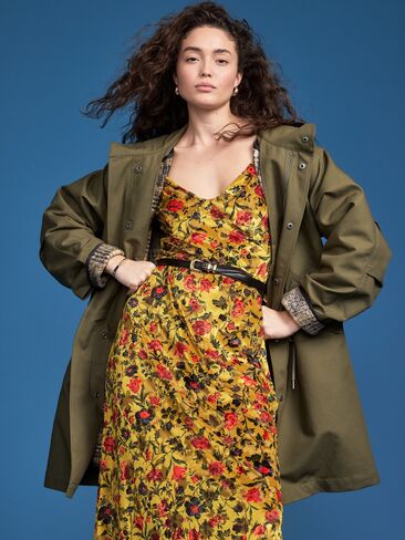 Old Navy Old Navy x Altuzarra Velvet Maxi Dress - Forsythia Yellow in Saudi Arabia