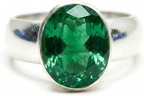 SURYAGEMS Choose Your Real Gemstone Ring Oval Shape 925 Sterling Silver Faceted Birthstone Jewelry 4-13 in Kuwait