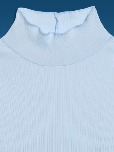 Old Navy Old Navy x Altuzarra Long-Sleeve Ribbed Fitted Top - Sky Maintenance in Saudi Arabia