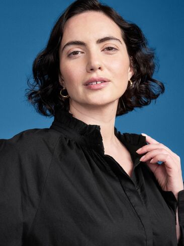 Old Navy Old Navy x Altuzarra Long-Sleeve Button-Down Top - Black Jack in Saudi Arabia