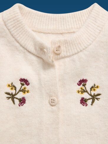 Old Navy Old Navy x Altuzarra Cardigan for Toddler Girls - Oatmeal Heather in Kuwait