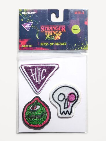 Old Navy Old Navy x Netflix Stranger Things: Tales From '85 Stick-On Patch 3-Pack - Patches in Kuwait