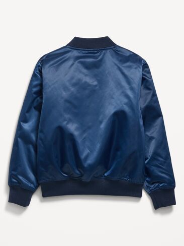 Old Navy Old Navy x Netflix Stranger Things: Tales From '85 Satin Bomber Jacket for Boys - Obscure Night in Kuwait