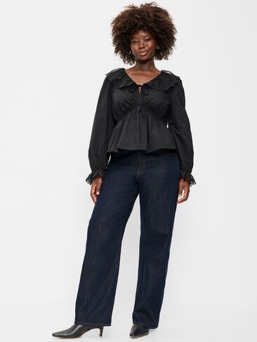 Old Navy Low-Rise Loose Jeans - Dark Wash in Saudi Arabia