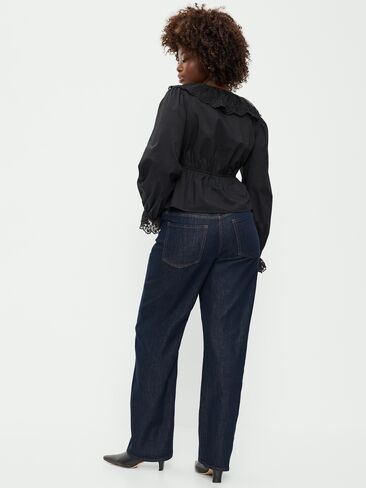 Old Navy Low-Rise Loose Jeans - Dark Wash in Saudi Arabia