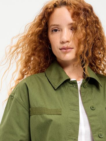 Old Navy Utility Jacket - Forest Fern in Saudi Arabia