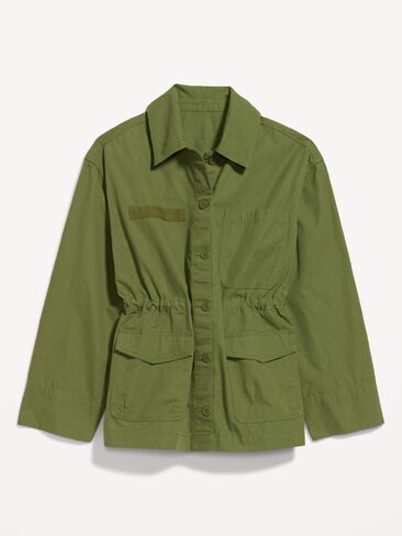 Old Navy Utility Jacket - Forest Fern in Saudi Arabia